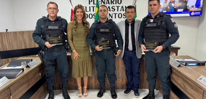 Câmara de Aurora do Pará presta Honra ao Mérito a policiais militares em sessão marcada por reconhecimento e emoção